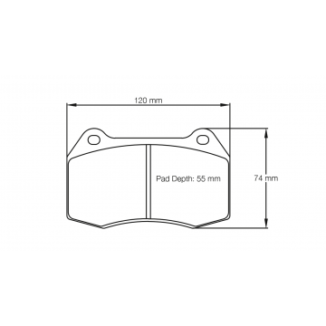 Sagoma Pagid E1427 RSL29