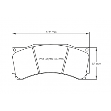 Sagoma Pagid E1539 RST5E