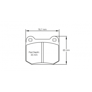 Sagoma Pagid E1587 RS42
