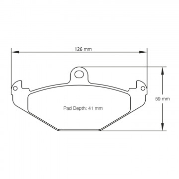Sagoma Pagid E1682 RST3