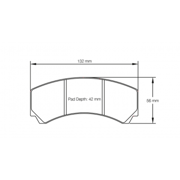Sagoma Pagid E2126 RST3