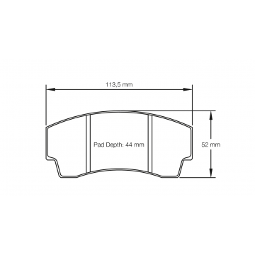 Sagoma Pagid E2127 RST3
