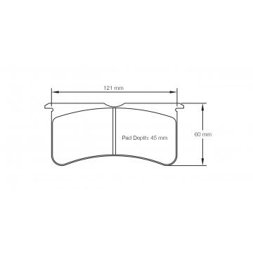 Sagoma Pagid E2555 RST4