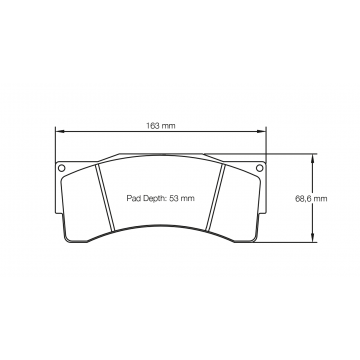 Sagoma Pagid E2557 RST2E