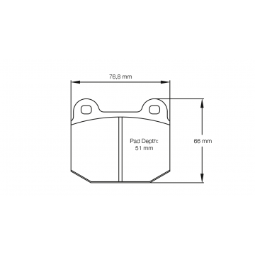 Sagoma Pagid E2593 RS14
