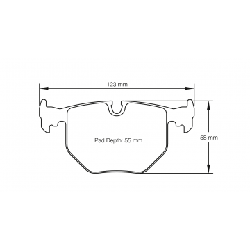 Sagoma Pagid E2685 RST1