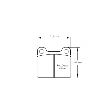 Sagoma Pagid E4304 RS14