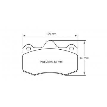 Sagoma Pagid E4345 RST3