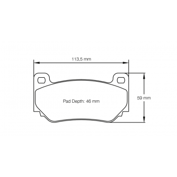 Sagoma Pagid E4349 RSL29