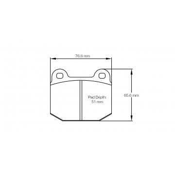 Sagoma Pagid E4507 RSH42