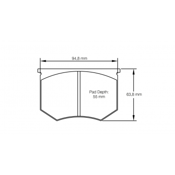 Sagoma Pagid E4508 RSH29E