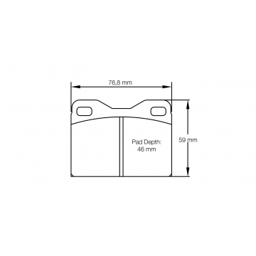 Sagoma Pagid E4623 RSH42