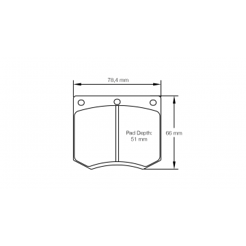 Sagoma Pagid E4905 RSH42