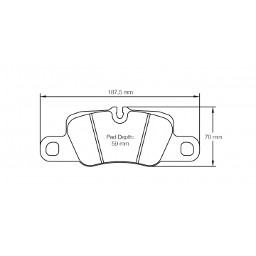 Sagoma Pagid E4909 RSC1