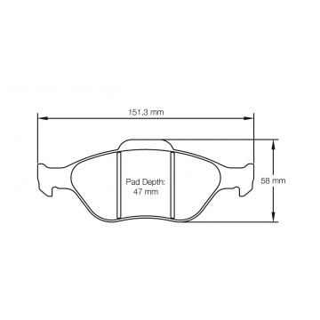 Sagoma Pagid E4913 RST3