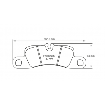 Sagoma Pagid E4918 RSC1