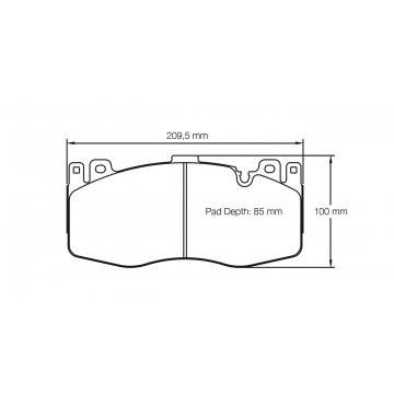Sagoma Pagid E4935 RSC1
