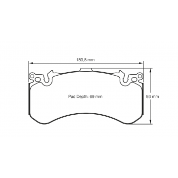 Sagoma Pagid E4937 RSC2