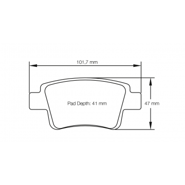 Sagoma Pagid E4940 RST3