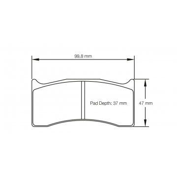 Sagoma Pagid E8000 RST4