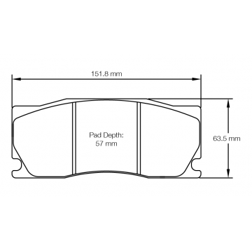 Sagoma Pagid E8007 RSL29