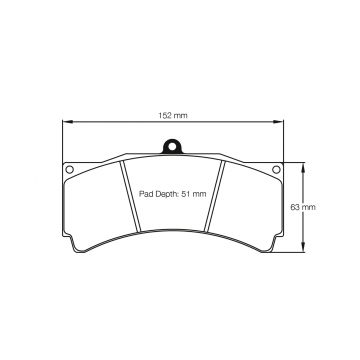Sagoma Pagid E8018 RST3