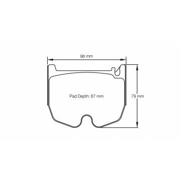Sagoma Pagid E8027 RSL29