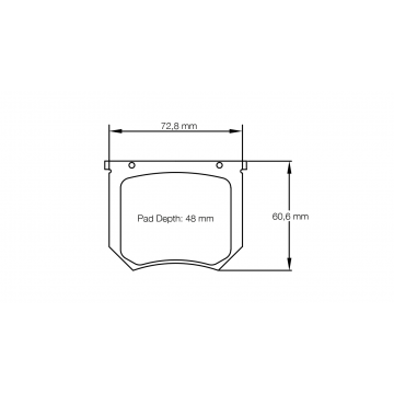 Sagoma Pagid E8032 RSH42