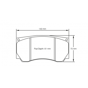 Sagoma Pagid E8033 RST1