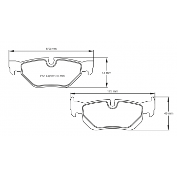 Sagoma Pagid E8035 RSL1