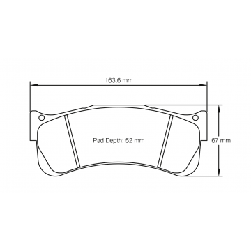 Sagoma Pagid E8038 RST2E