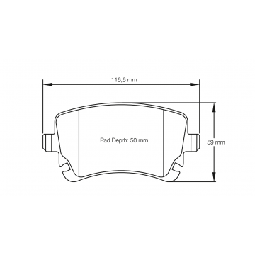 Sagoma Pagid E8039 RSC1