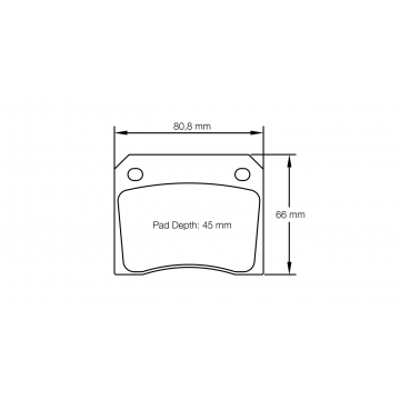 Sagoma Pagid E8041 RSH42