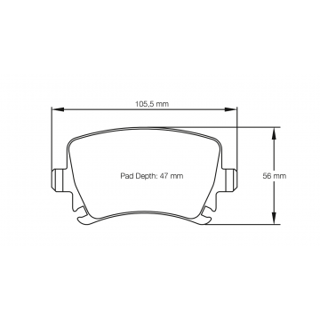 Sagoma Pagid E8046 RSL19
