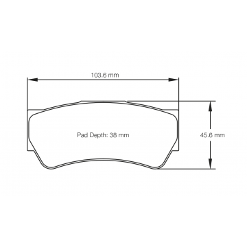 Sagoma Pagid E8049 RST3