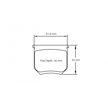 Sagoma Pagid E8055 RSH42