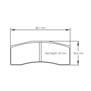 Sagoma Pagid E8060 RS36