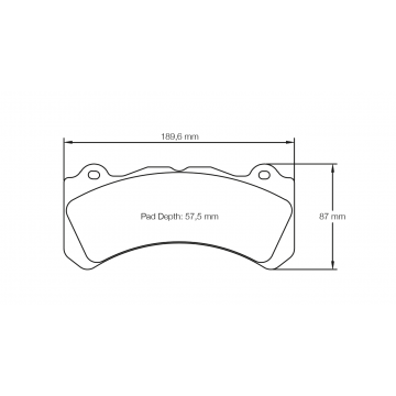 Sagoma Pagid E8062 RSL1