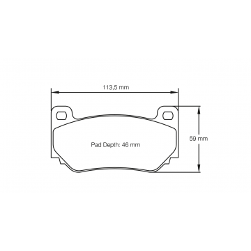 Sagoma Pagid E8076 RSL29