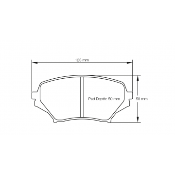 Sagoma Pagid E8082 RST3