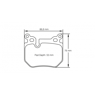 Sagoma Pagid E8085 RSL29