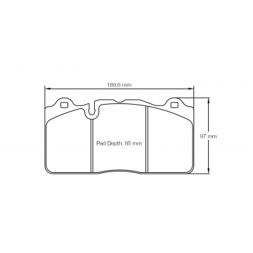Sagoma Pagid E8091 RSC2