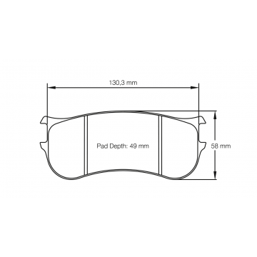 Sagoma Pagid E8093 RSL1