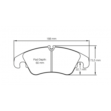 Sagoma Pagid E8096 RSL1