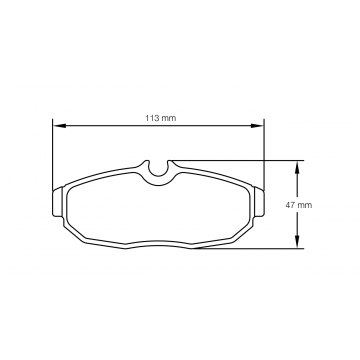 Sagoma Pagid E8113 RSL29