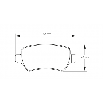 Sagoma Pagid E8185 RSL1