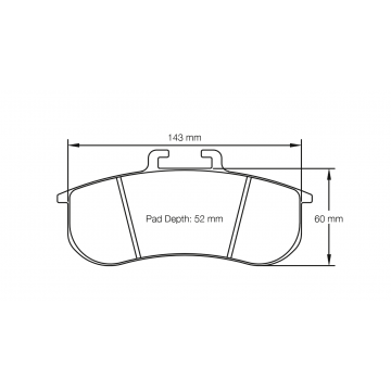 Sagoma Pagid E8197 RSL29