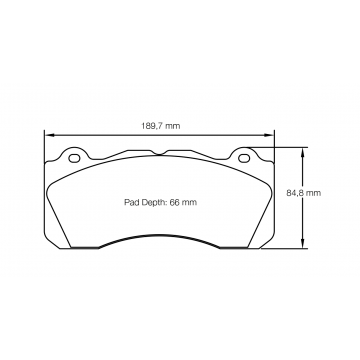 Sagoma Pagid E8203 RSL29