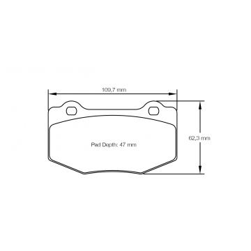 Sagoma Pagid E8208 RSL29