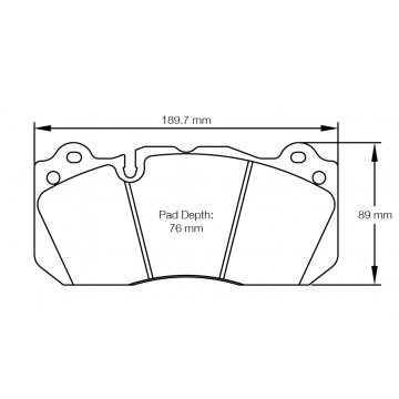 Sagoma Pagid E8239 RST3